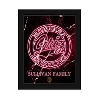 Montana Grizzlies Personalized 12" x 16" Framed Art Print