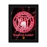 Tuskegee Golden Tigers Personalized 12" x 16" Framed Art Print