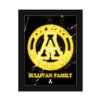 Appalachian State Mountaineers Personalized 12" x 16" Framed Art Print