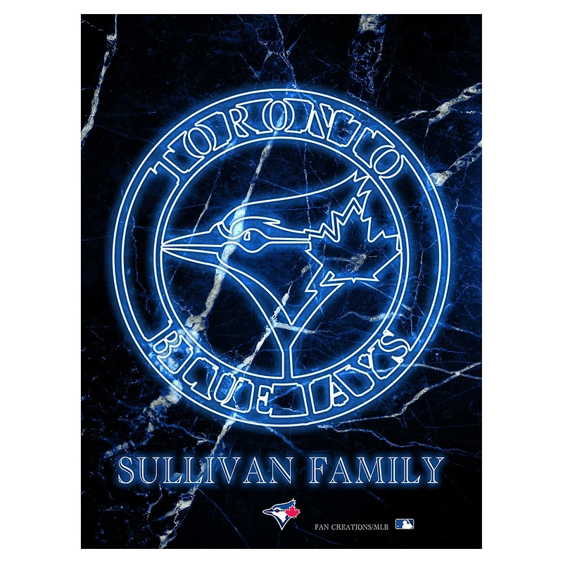 Toronto Blue Jays Personalized 12" x 16" Framed Art Print