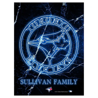 Toronto Blue Jays Personalized 12" x 16" Framed Art Print