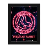 Boston Red Sox Personalized 12" x 16" Framed Art Print