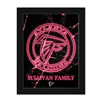 Atlanta Falcons Personalized 12" x 16" Framed Art Print