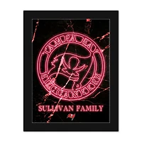 Tampa Bay Buccaneers Personalized 12" x 16" Framed Art Print