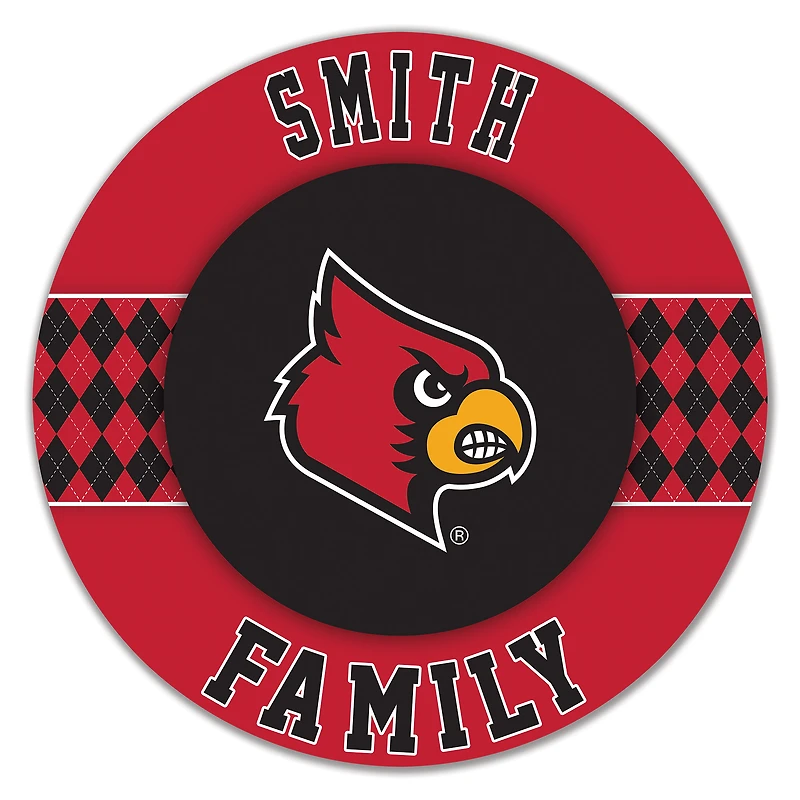 Louisville Cardinals 16" Circle Wall Art