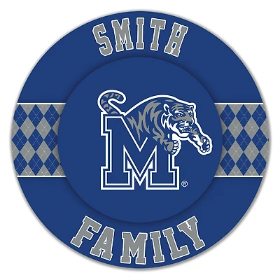 Memphis Tigers 16" Circle Wall Art