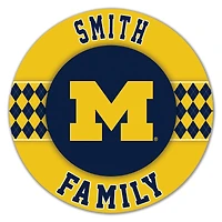 Michigan Wolverines 16" Circle Wall Art