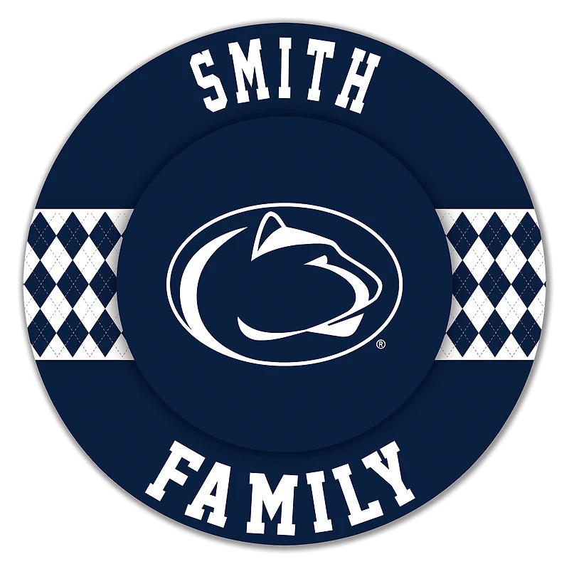 Penn State Nittany Lions 16" Circle Wall Art
