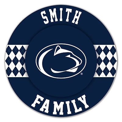Penn State Nittany Lions 16" Circle Wall Art
