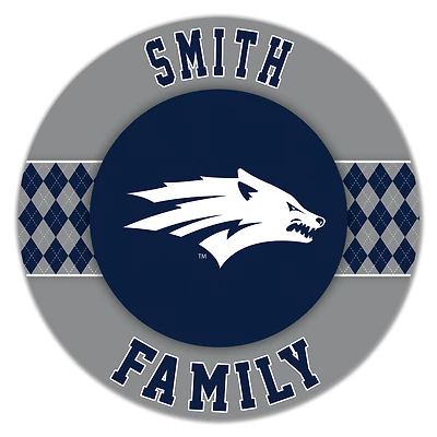 Nevada Wolf Pack 16" Circle Wall Art