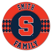 Syracuse Orange 16" Personalized Circle Wall Art