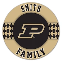 Purdue Boilermakers 16" Personalized Circle Wall Art