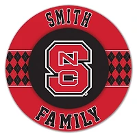 NC State Wolfpack 16" Circle Wall Art