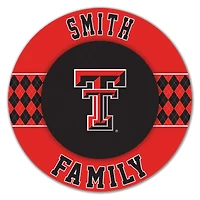Texas Tech Red Raiders 16" Circle Wall Art