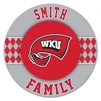 Western Kentucky Hilltoppers 16" Circle Wall Art