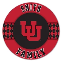 Utah Utes 16" Circle Wall Art