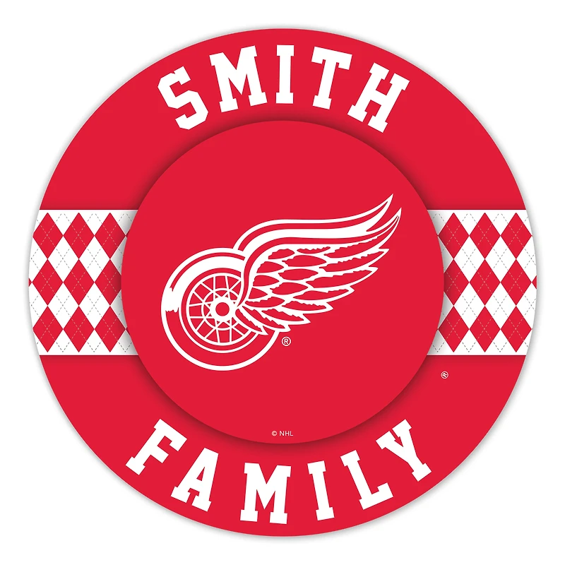 Detroit Red Wings 16" Circle Wall Art