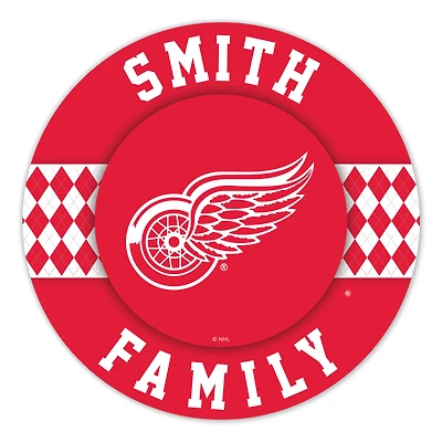 Detroit Red Wings 16" Circle Wall Art