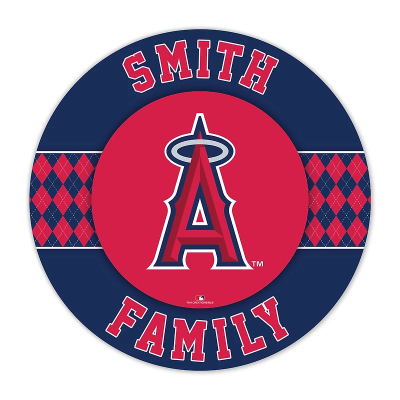 Los Angeles Angels 16" Circle Wall Art