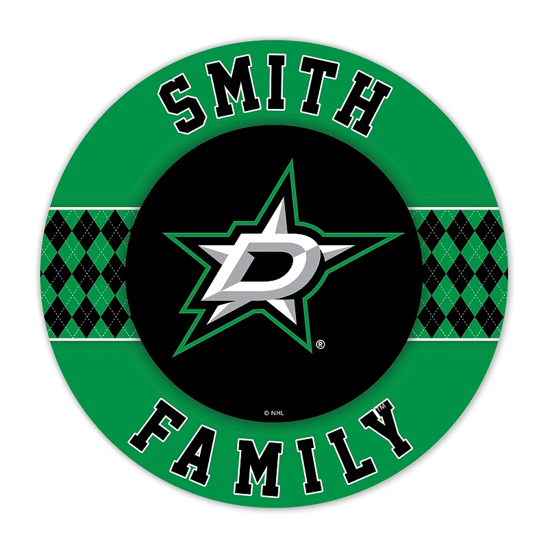 Dallas Stars 16" Circle Wall Art
