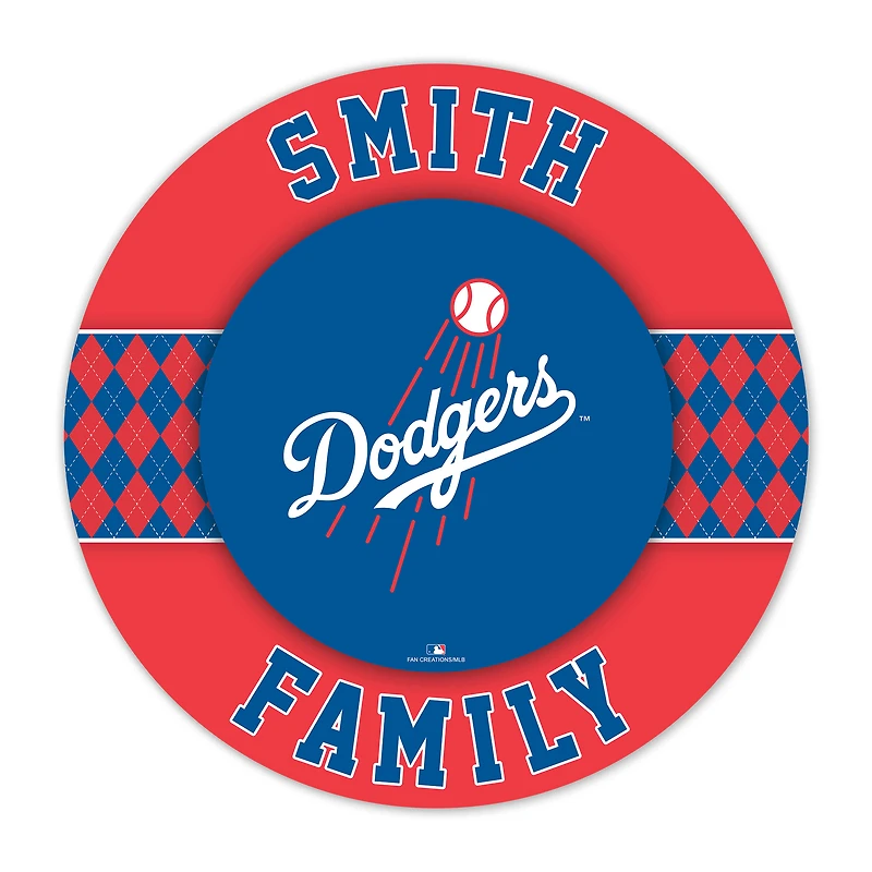 Los Angeles Dodgers 16" Circle Wall Art
