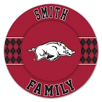 Arkansas Razorbacks 16" Circle Wall Art