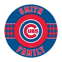 Chicago Cubs 16" Circle Wall Art
