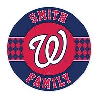 Washington Nationals 16" Circle Wall Art