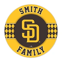 San Diego Padres 16" Circle Wall Art