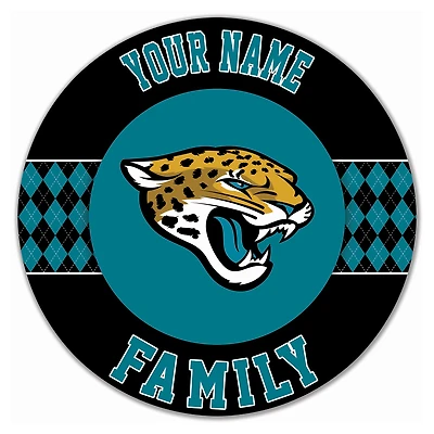 Jacksonville Jaguars 16" Circle Wall Art