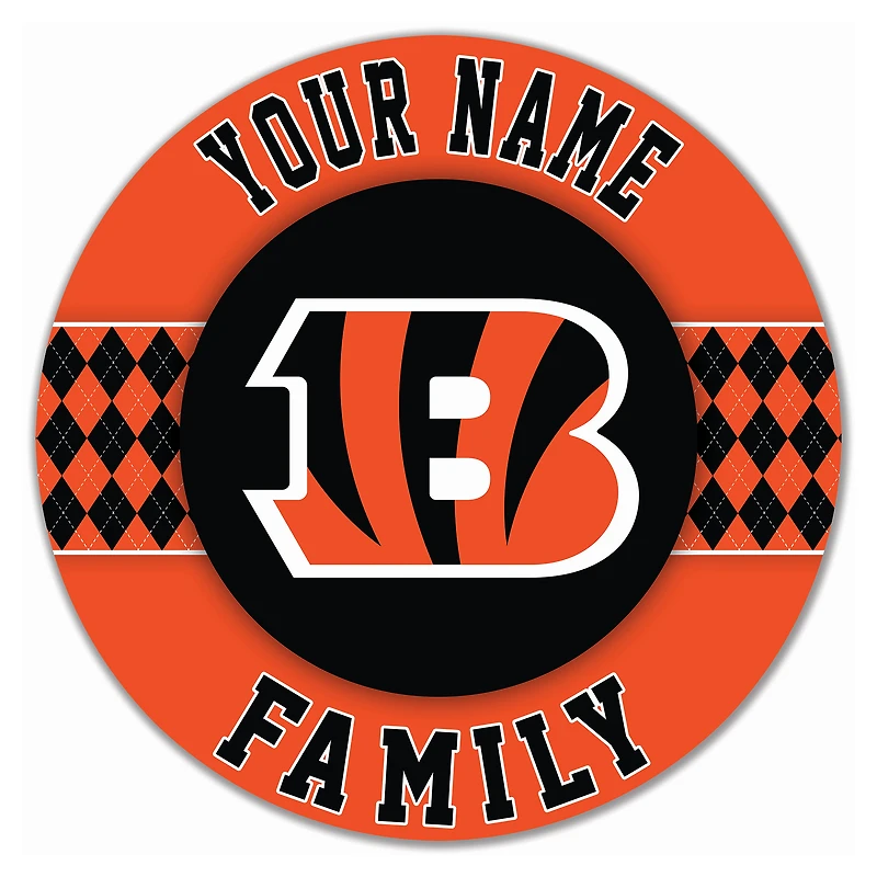 Cincinnati Bengals 16" Circle Wall Art