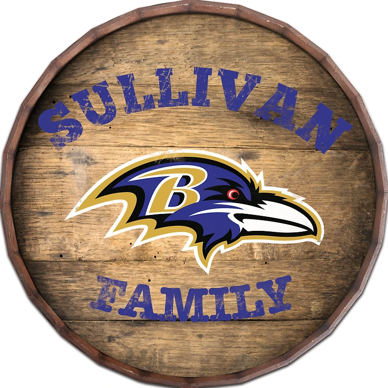 Baltimore Ravens 24" Customized Barrel Top