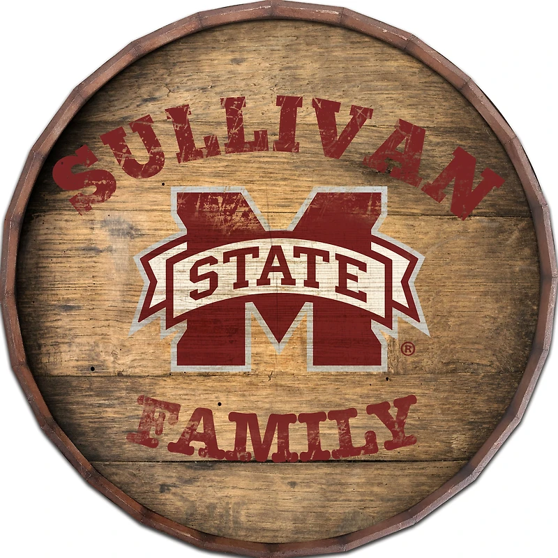 Mississippi State Bulldogs 24" Customized Barrel Top