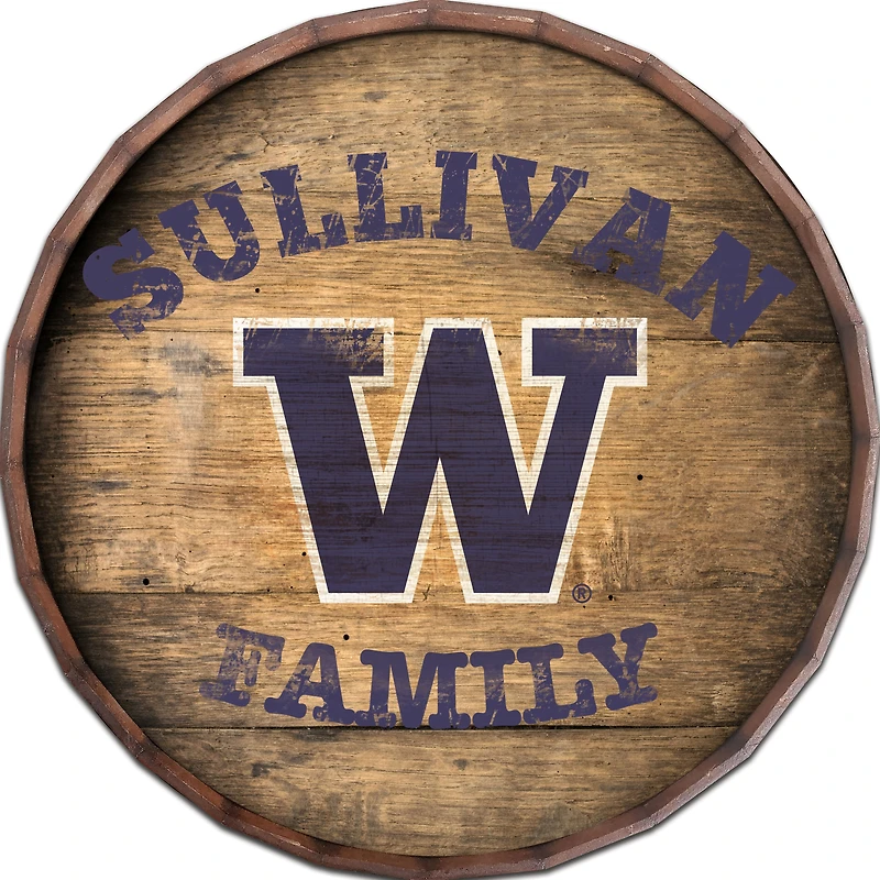 Washington Huskies 24" Customized Barrel Top