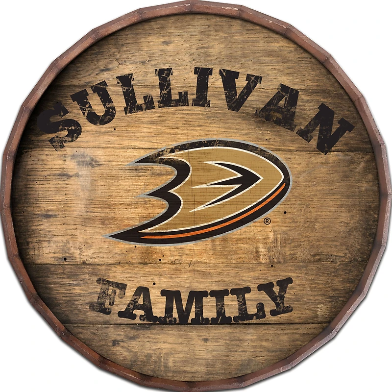 Anaheim Ducks 24" Customized Barrel Top