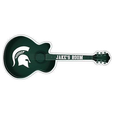 Michigan State Spartans 24" Customizable Guitar Sign