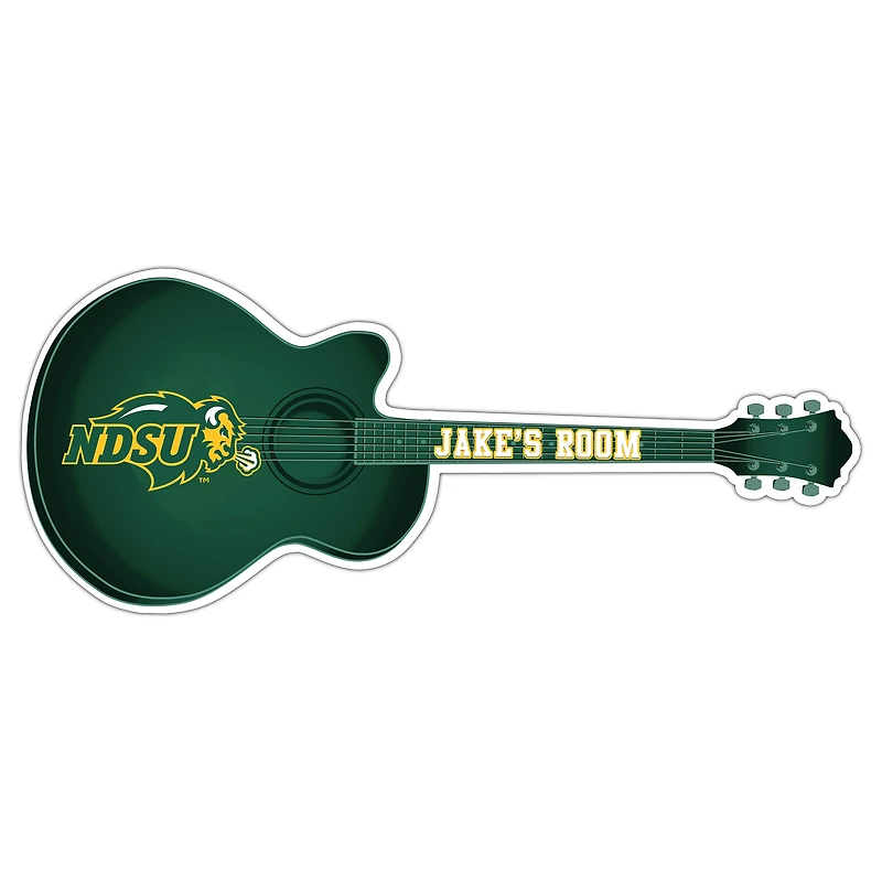 NDSU Bison 24" Customizable Guitar Sign