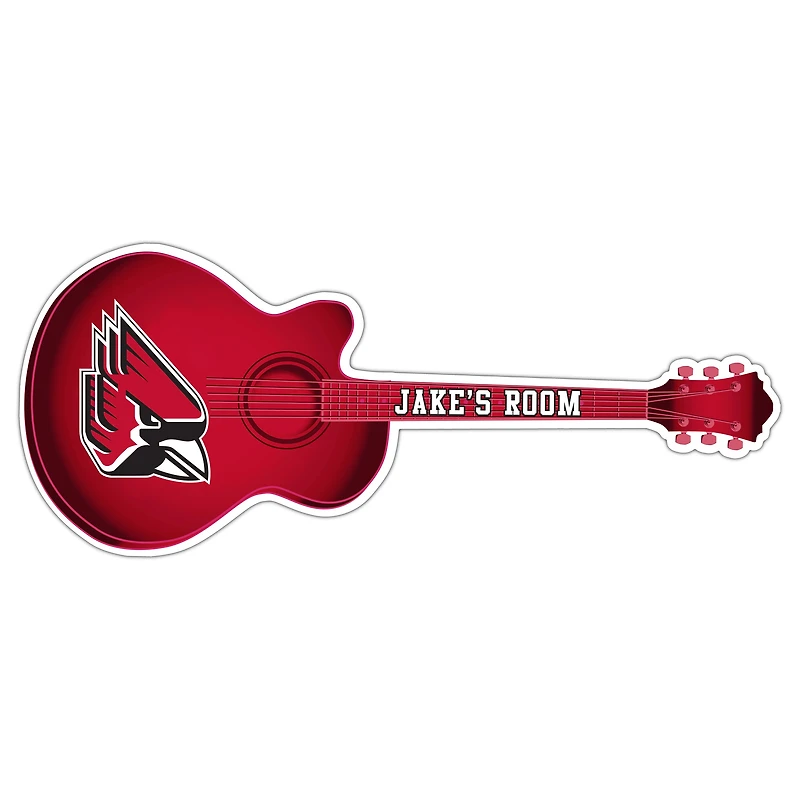 Ball State Cardinals 24" Customizable Guitar