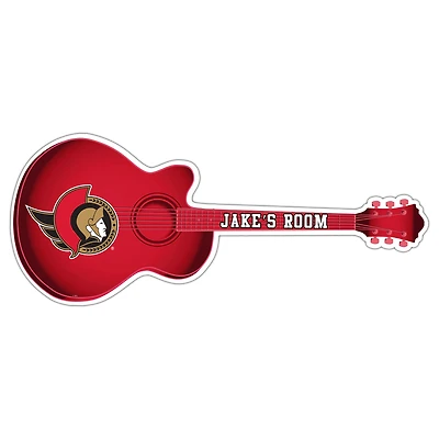 Ottawa Senators 24" Customizable Guitar Sign