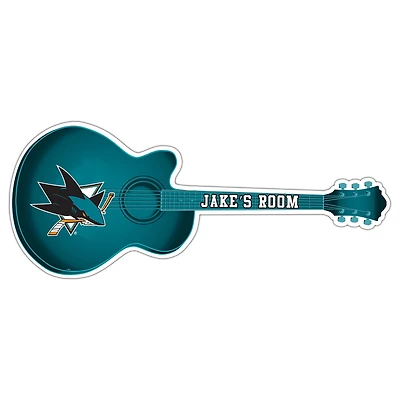 San Jose Sharks 24" Customizable Guitar