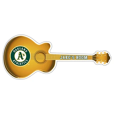 Athletics 24" Customizable Guitar Sign