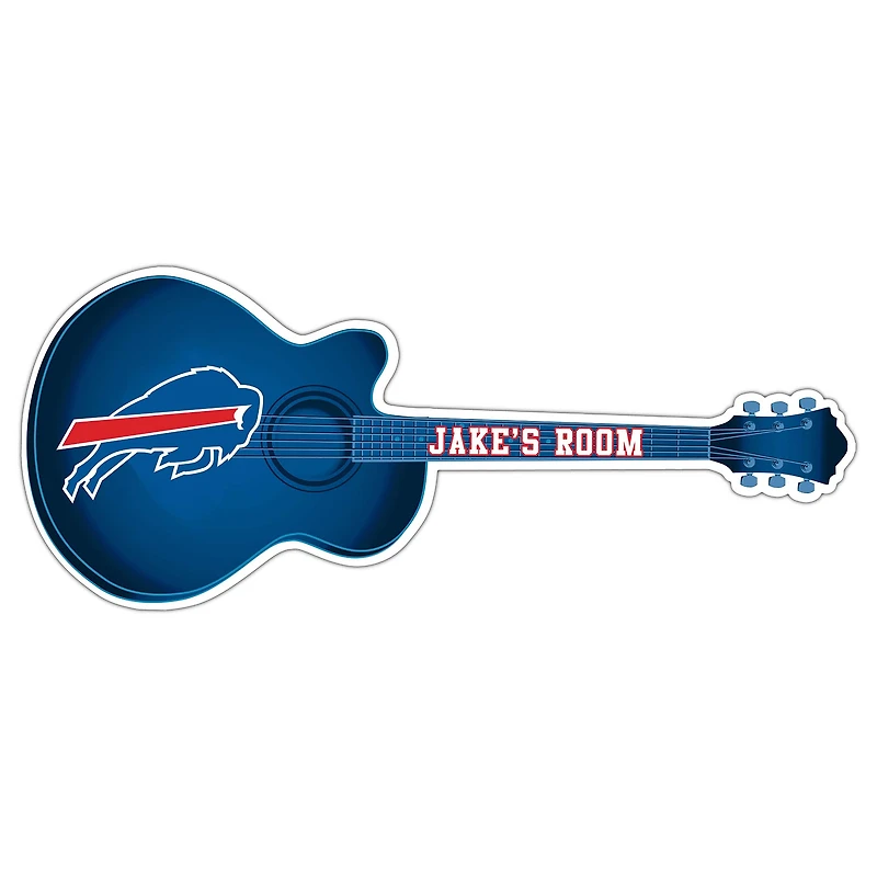 Buffalo Bills 24" Customizable Guitar Sign