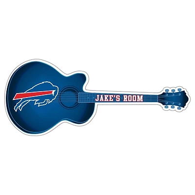 Buffalo Bills 24" Customizable Guitar Sign