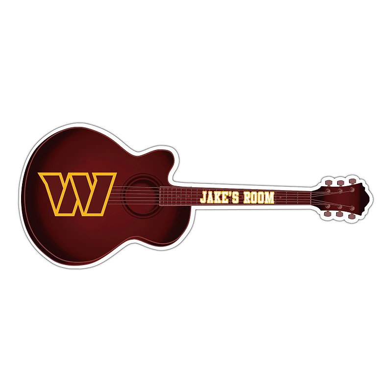 Washington Commanders 24" Customizable Guitar