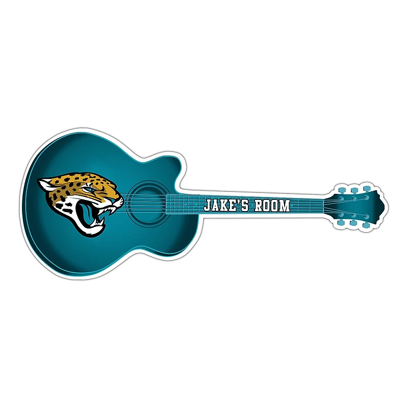 Jacksonville Jaguars 24" Customizable Guitar Sign