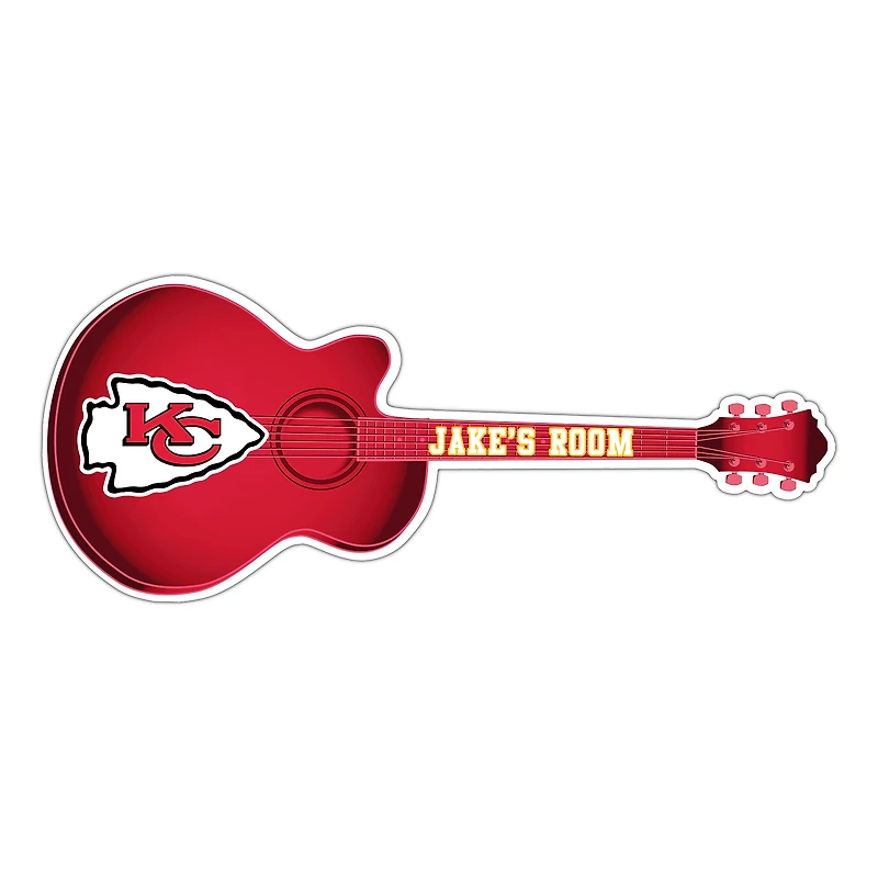Kansas City Chiefs 24" Customizable Guitar