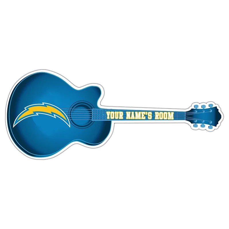 Los Angeles Chargers 24" Customizable Guitar