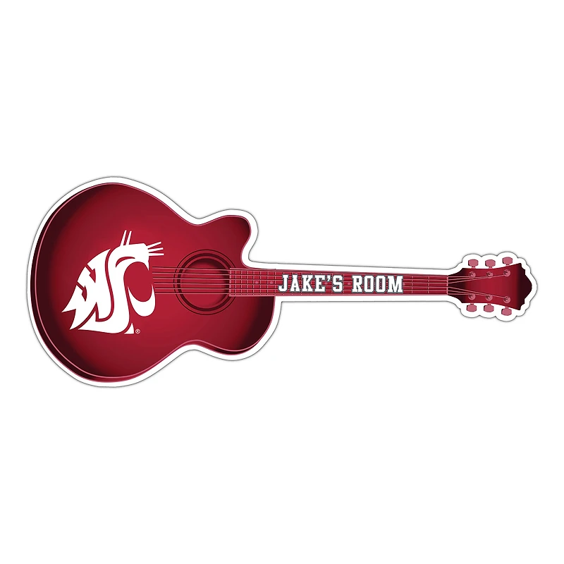 Washington State Cougars 24" Customizable Guitar