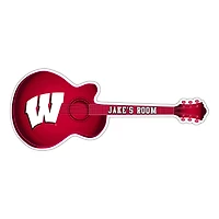 Wisconsin Badgers 24" Customizable Guitar Sign
