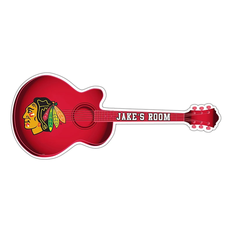 Chicago Blackhawks 24" Customizable Guitar